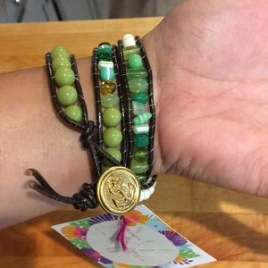 NWT beaded wrap bracelet